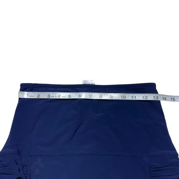 Lands' End High Waist Bikini Bottom Blue Size 12 - Picture 4 of 6